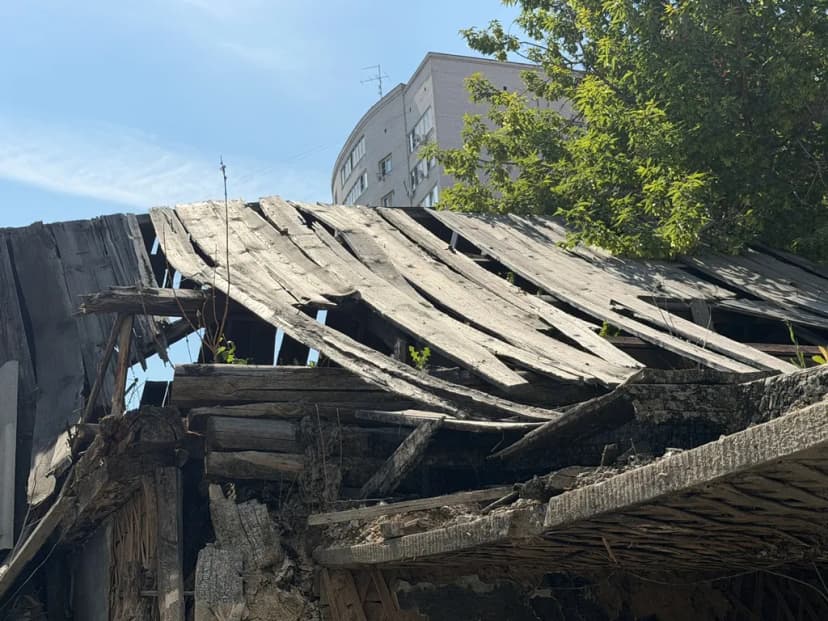Крыша без кровельного покрытия