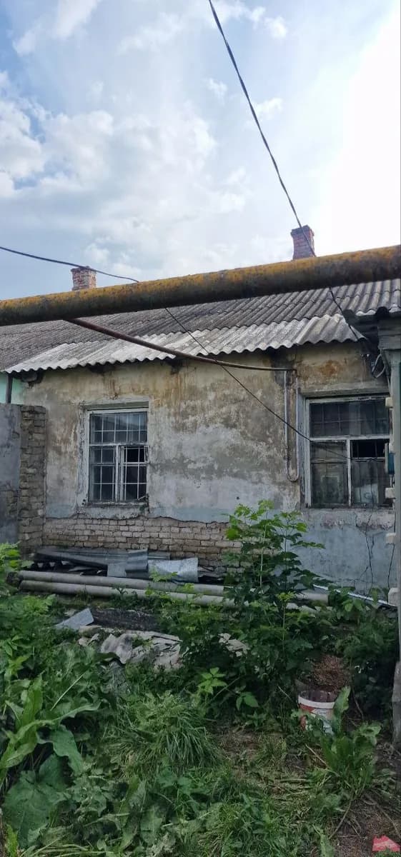 Жилой дом после пожара, внешний осмотр конструкций