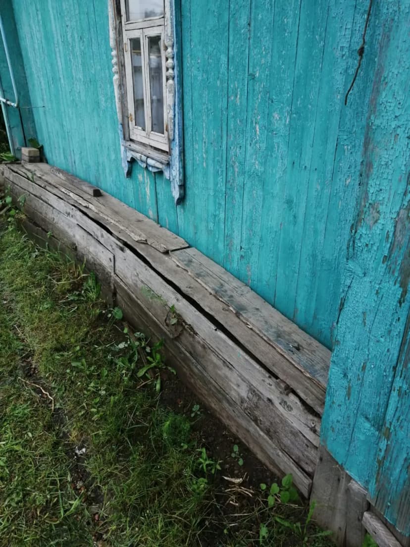 Разрушение обшивки у земли