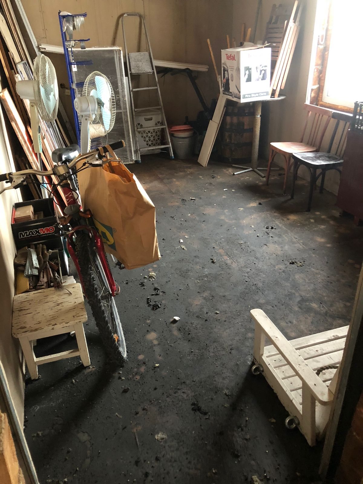 Повреждённое движимое имущество и отделка после пожара